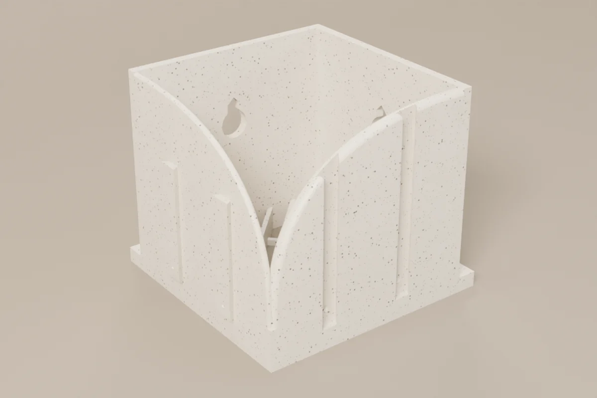 The Corner Module in Marble.